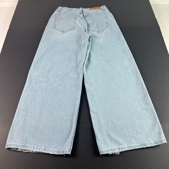 Rails Jeans Women's 26x26* Angeleno Crop Ultra Wide Leg Light Blue Denim Tag 24 - Picture 10 of 16